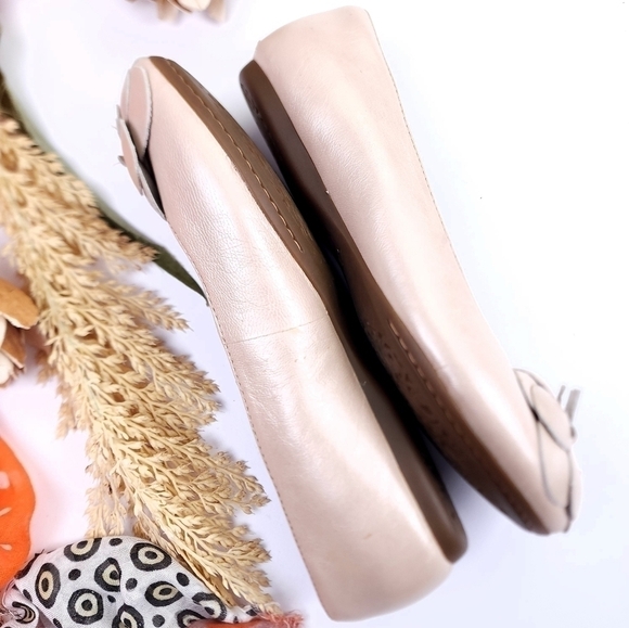 Clarks Artisan Rose Mauve Flats Sz 5m - Picture 7 of 8